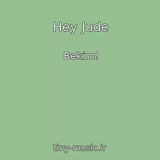 کاور آهنگ Hey Jude از Bekim!