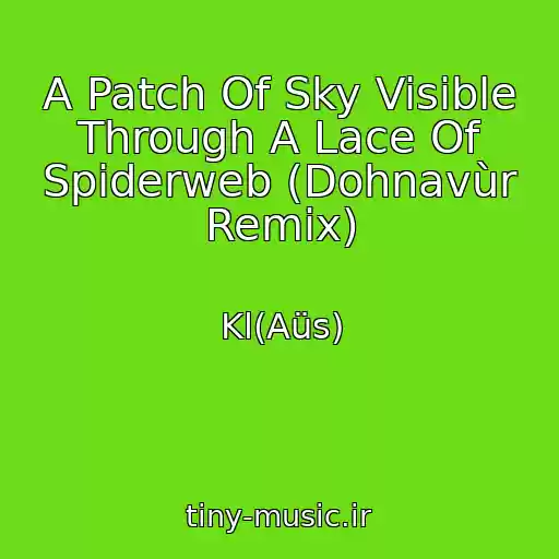 کاور آهنگ A Patch Of Sky Visible Through A Lace Of Spiderweb (Dohnavùr Remix) از Kl(Aüs)