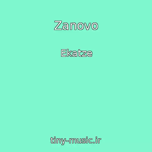 کاور آهنگ Zanovo از Ekatze