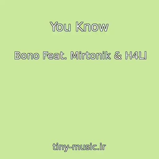 کاور آهنگ You Know از Bono Feat. Mirtonik & H4Ll