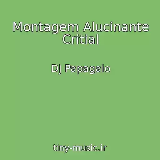 کاور آهنگ Montagem Alucinante Critial از Dj Papagaio