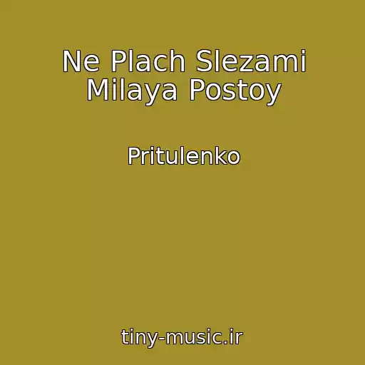 کاور آهنگ Ne Plach Slezami Milaya Postoy از Pritulenko