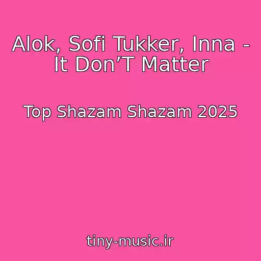کاور آهنگ Alok, Sofi Tukker, Inna - It Don’T Matter از Top Shazam Shazam 2025