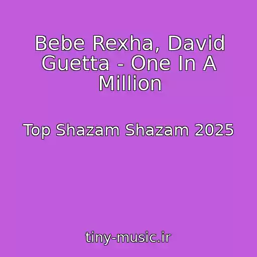 کاور آهنگ Bebe Rexha, David Guetta - One In A Million از Top Shazam Shazam 2025