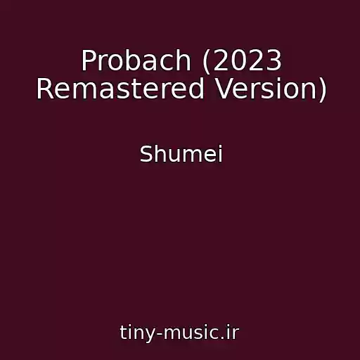 کاور آهنگ Probach (2023 Remastered Version) از Shumei