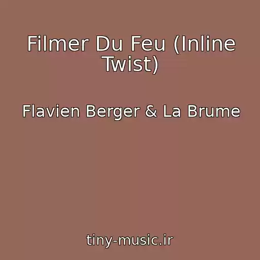 کاور آهنگ Filmer Du Feu (Inline Twist) از Flavien Berger & La Brume