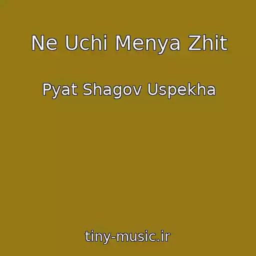 کاور آهنگ Ne Uchi Menya Zhit از Pyat Shagov Uspekha