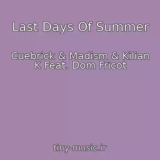 کاور آهنگ Last Days Of Summer از Cuebrick & Madism & Kilian K Feat. Dom Fricot