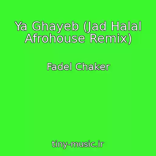 کاور آهنگ Ya Ghayeb (Jad Halal Afrohouse Remix) از Fadel Chaker