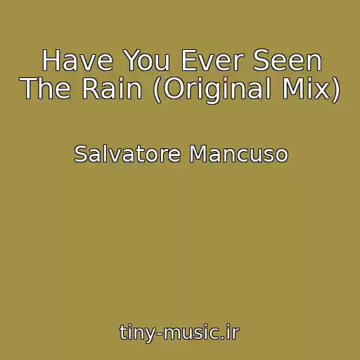 کاور آهنگ Have You Ever Seen The Rain (Original Mix) از Salvatore Mancuso