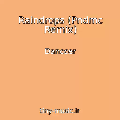 کاور آهنگ Raindrops (Pndmc Remix) از Danccer