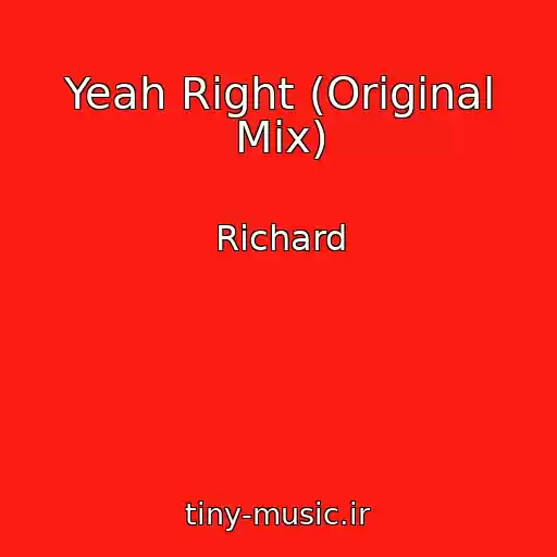 کاور آهنگ Yeah Right (Original Mix) از Richard