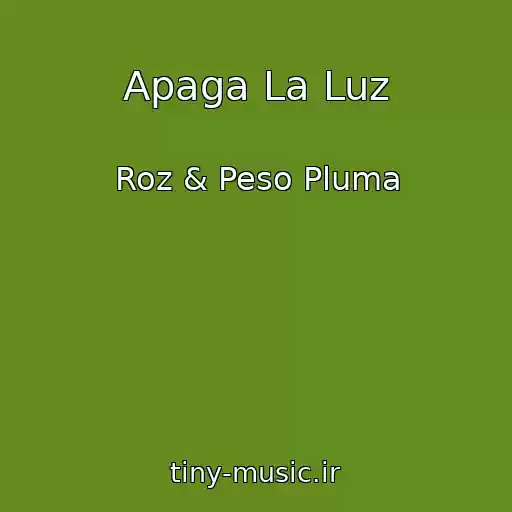 کاور آهنگ Apaga La Luz از Roz & Peso Pluma