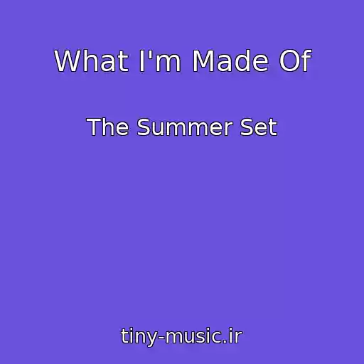 کاور آهنگ What I'm Made Of از The Summer Set