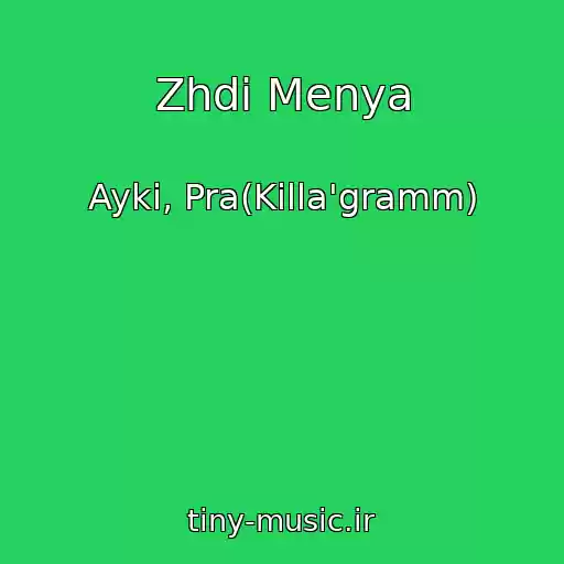 کاور آهنگ Zhdi Menya از Ayki, Pra(Killa'gramm)