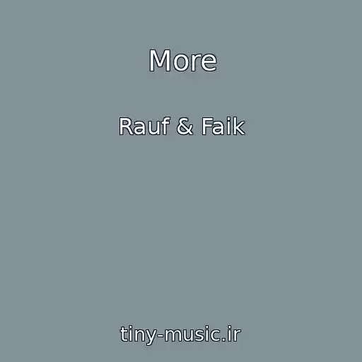 کاور آهنگ More از Rauf & Faik