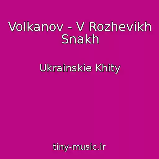 کاور آهنگ Volkanov - V Rozhevikh Snakh از Ukrainskie Khity