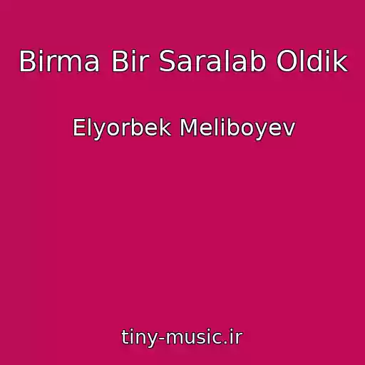 کاور آهنگ Birma Bir Saralab Oldik از Elyorbek Meliboyev