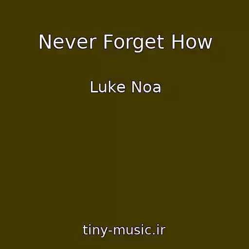کاور آهنگ Never Forget How از Luke Noa