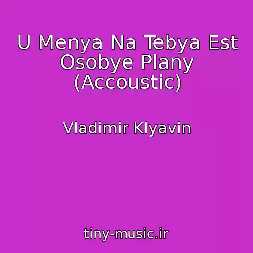 کاور آهنگ U Menya Na Tebya Est Osobye Plany (Accoustic) از Vladimir Klyavin