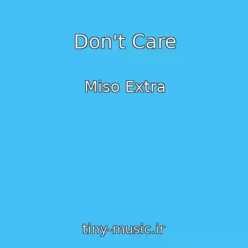 کاور آهنگ Don't Care از Miso Extra