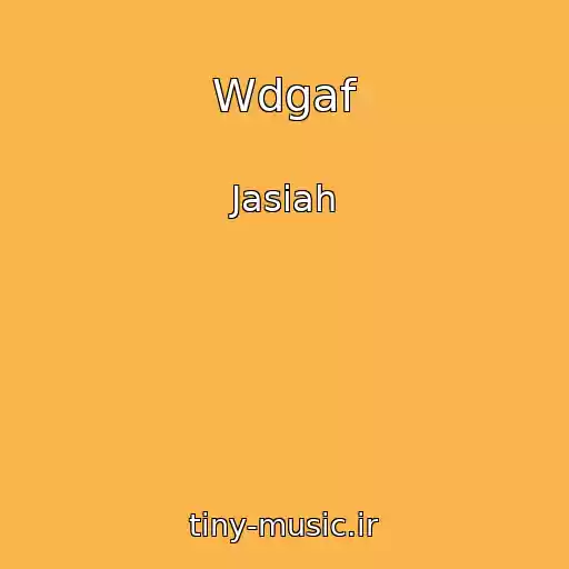 کاور آهنگ Wdgaf از Jasiah
