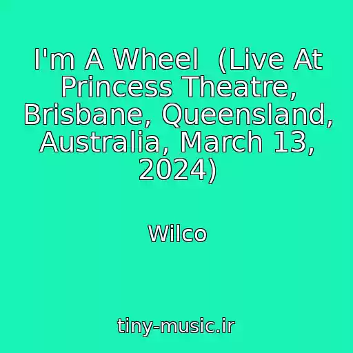 کاور آهنگ I'm A Wheel  (Live At Princess Theatre, Brisbane, Queensland, Australia, March 13, 2024) از Wilco