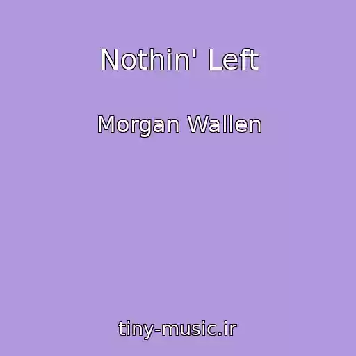کاور آهنگ Nothin' Left از Morgan Wallen