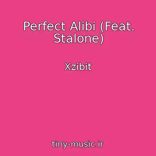 کاور آهنگ Perfect Alibi (Feat. Stalone) از Xzibit
