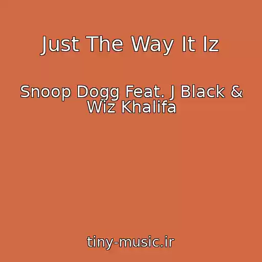 کاور آهنگ Just The Way It Iz از Snoop Dogg Feat. J Black & Wiz Khalifa