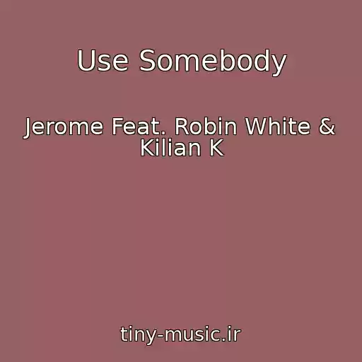کاور آهنگ Use Somebody از Jerome Feat. Robin White & Kilian K