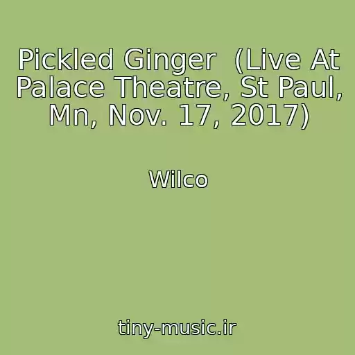 کاور آهنگ Pickled Ginger  (Live At Palace Theatre, St Paul, Mn, Nov. 17, 2017) از Wilco