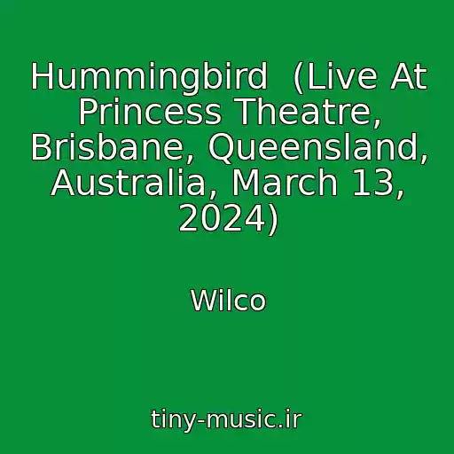 کاور آهنگ Hummingbird  (Live At Princess Theatre, Brisbane, Queensland, Australia, March 13, 2024) از Wilco