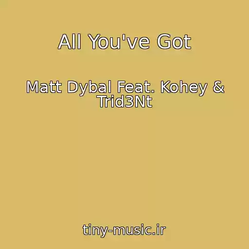 کاور آهنگ All You've Got از Matt Dybal Feat. Kohey & Trid3Nt
