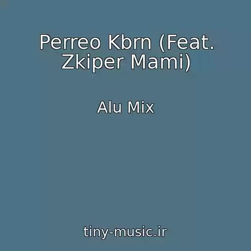 کاور آهنگ Perreo Kbrn (Feat. Zkiper Mami) از Alu Mix