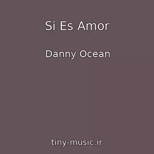 کاور آهنگ Si Es Amor از Danny Ocean