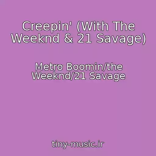 کاور آهنگ Creepin' (With The Weeknd & 21 Savage) از Metro Boomin/the Weeknd/21 Savage