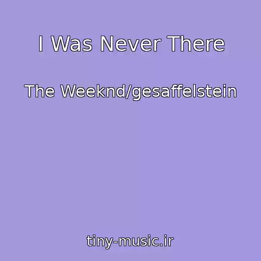 کاور آهنگ I Was Never There از The Weeknd/gesaffelstein