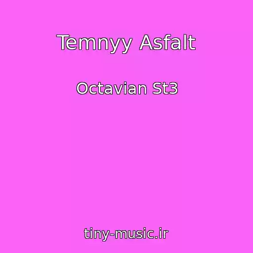 کاور آهنگ Temnyy Asfalt از Octavian St3