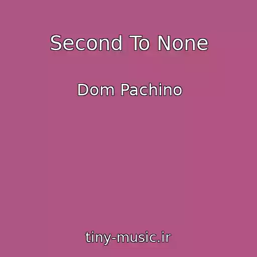 کاور آهنگ Second To None از Dom Pachino