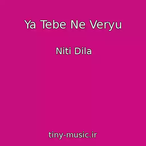 کاور آهنگ Ya Tebe Ne Veryu از Niti Dila