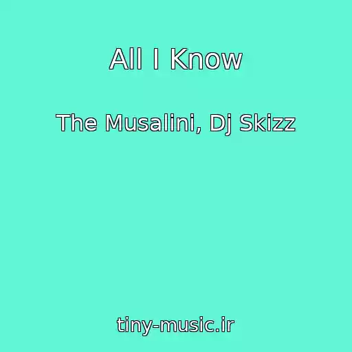 کاور آهنگ All I Know از The Musalini, Dj Skizz