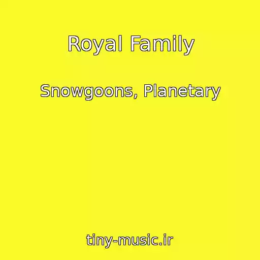 کاور آهنگ Royal Family از Snowgoons, Planetary