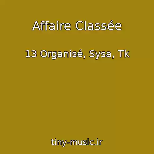 کاور آهنگ Affaire Classée از 13 Organisé, Sysa, Tk