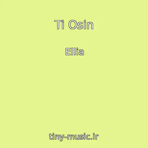 کاور آهنگ Ti Osіn از Ellia