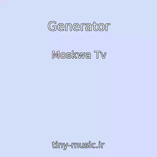 کاور آهنگ Generator از Moskwa Tv