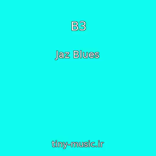 کاور آهنگ B3 از Jaz Blues