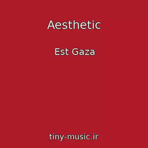 کاور آهنگ Aesthetic از Est Gaza