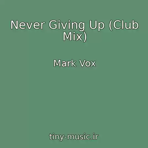 کاور آهنگ Never Giving Up (Club Mix) از Mark Vox