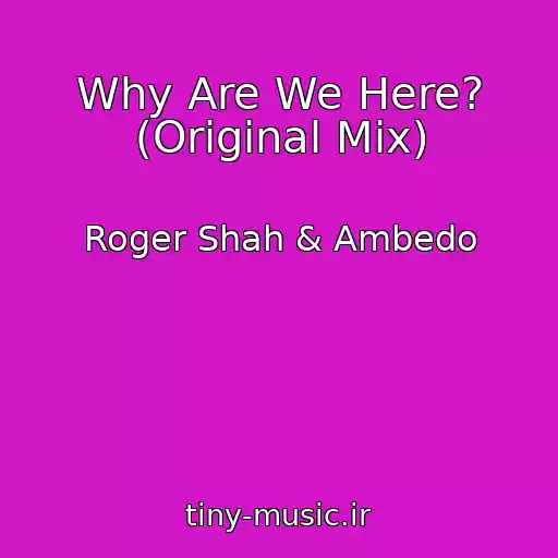کاور آهنگ Why Are We Here? (Original Mix) از Roger Shah & Ambedo